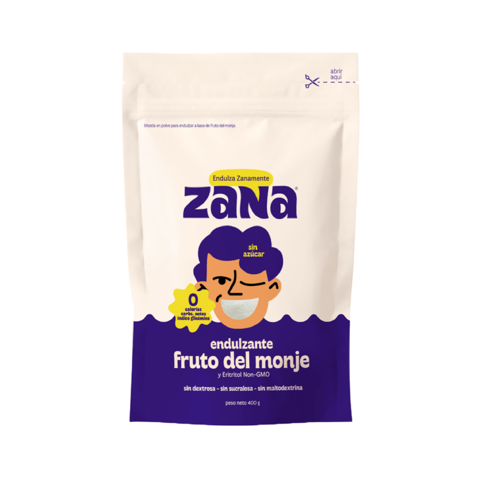 ENDULZANTE FRUTO DEL MONJE Y ERITRITOL ZANA
